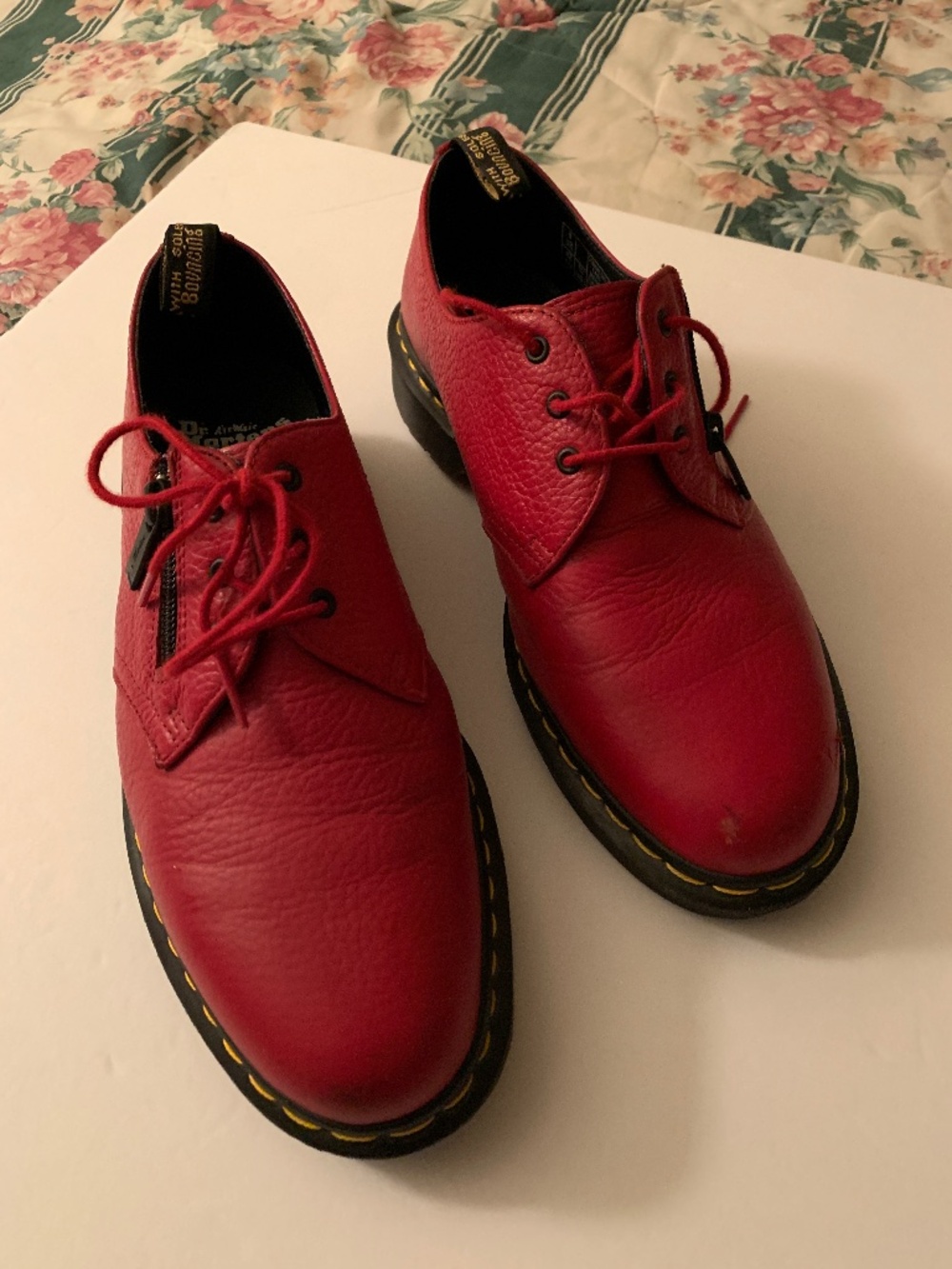 Dr. Marten "Airwalk" red shoes